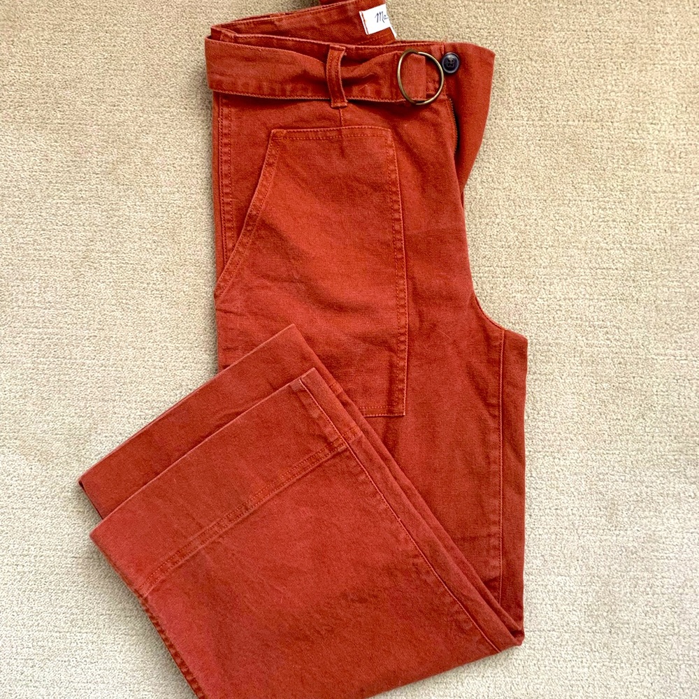 Madewell Belted Wide Leg Utility Pant size 25
